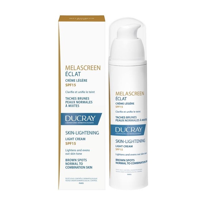 Ducray Melascreen Eclat Crema Leggera Spf 15