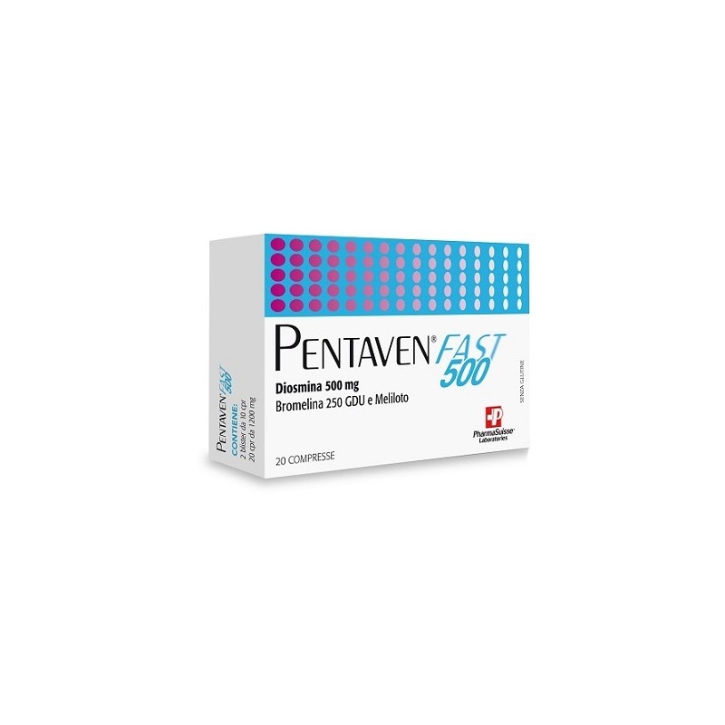 Pharmasuisse Laboratories Pentaven Fast 500 20 Compresse