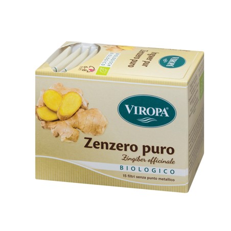 Viropa Zenzero Puro Bio tisana 15 Bustine