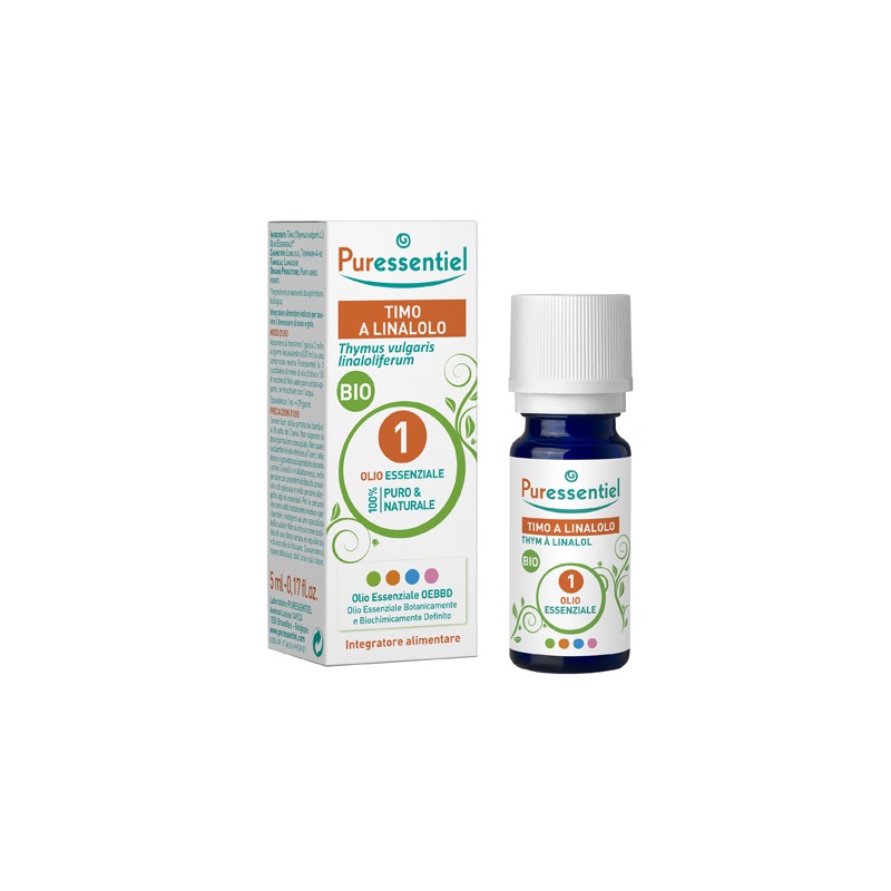 Puressentiel Italia Puressentiel Timo A Linalolo Olio Essenziale Bio 5 Ml