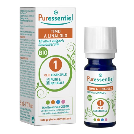 Puressentiel Italia Puressentiel Timo A Linalolo Olio Essenziale Bio 5 Ml