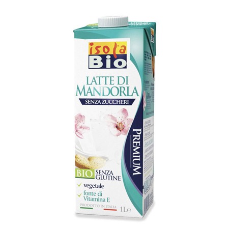 Abafoods Isolabio Latte Di Mandorla Senza Zuccheri 1 Litro