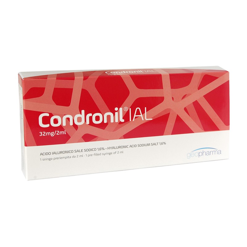 Geofarma Siringa Intra-articolare Condronil Ial Acido Ialuronico 1,6% 2 Ml