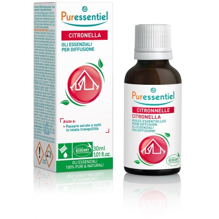 Puressentiel Italia Miscela Citronella Per Diffusione 30 Ml Ecocert