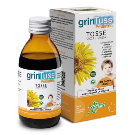 Aboca Grintuss Pediatrico Sciroppo tosse grassa e secca 180 G