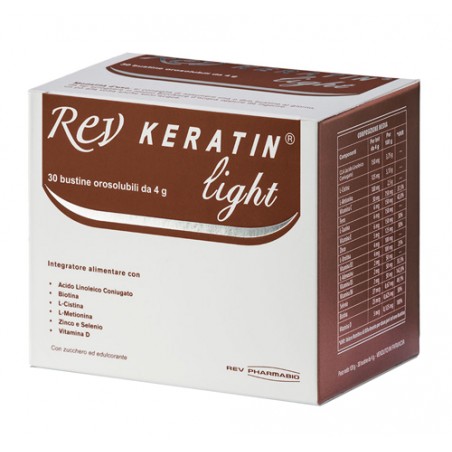 Rev Pharmabio Rev Keratin Light 30 Buste 120 G