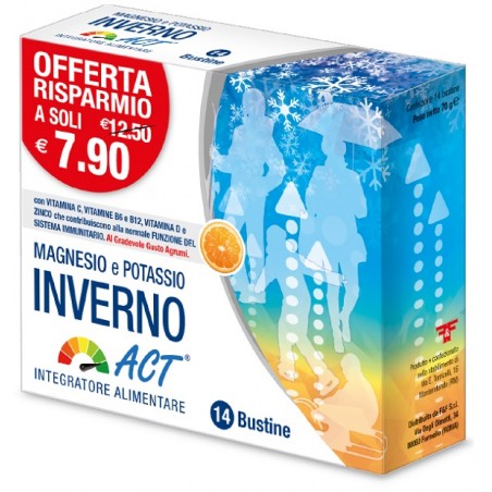 F&f Magnesio Potassio Act Inverno 14 Bustine 5 G