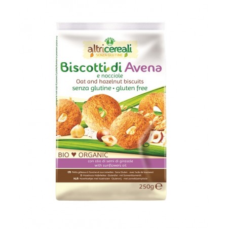 Probios Societa' Benefit Altricereali Biscotti All'avena/nocciole Bio 250 G