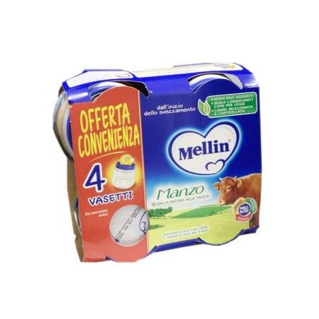 Danone Nutricia Soc. Ben. Mellin Omogeneizzato Manzo 4x80 G