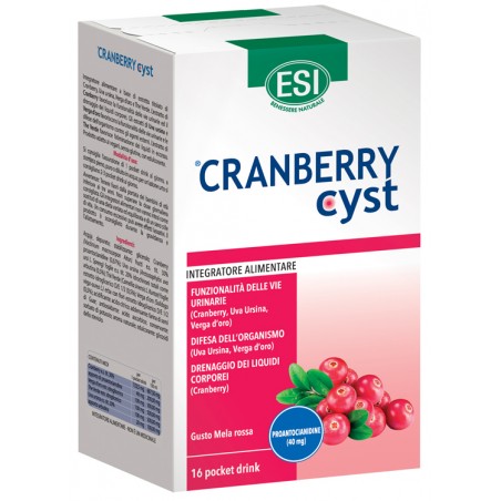 Esi Cranberry Cyst Pocket Drink 16 Bustine