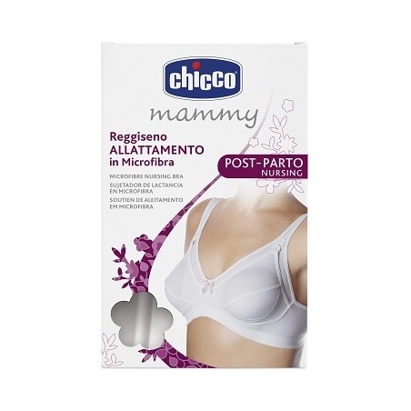 Chicco Mammy Reggiseno Microfibra Allattamento Bianco 3c