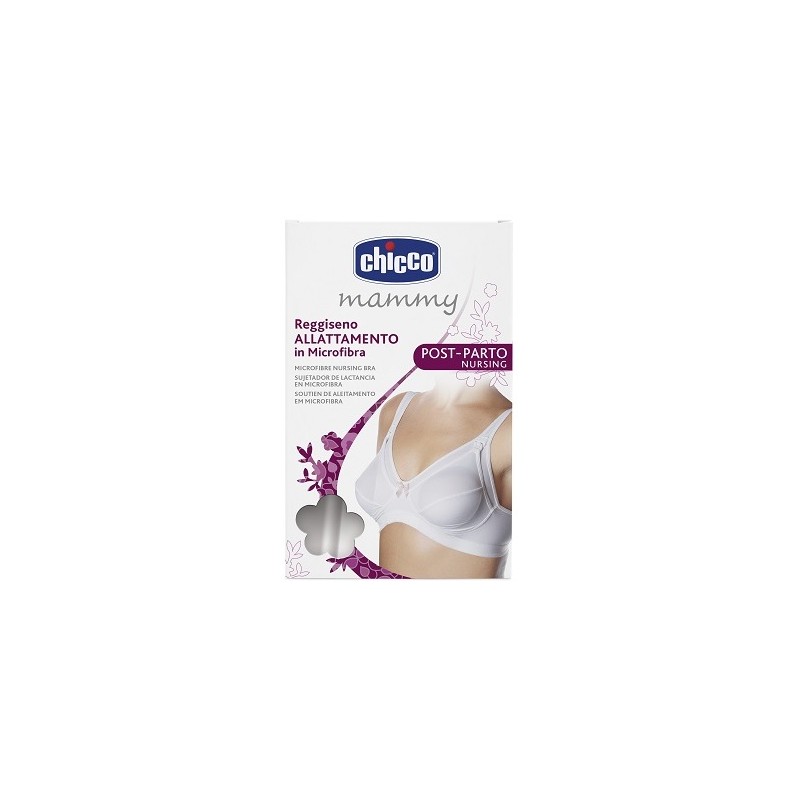 Chicco Mammy Reggiseno Microfibra Allattamento Bianco 3d