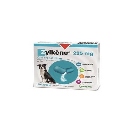 Vetoquinol Italia Zylkene Cani 20 Capsule Da 225 Mg