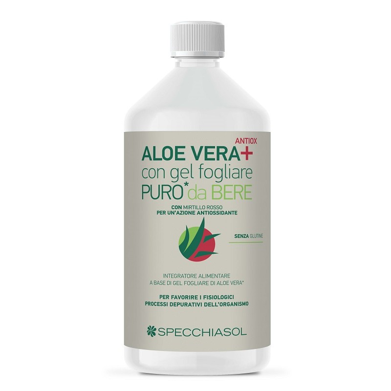 Specchiasol Succo Aloevera+ Aloe/mirtillo Rosso 1 Litro