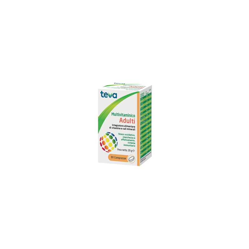 Teva Italia Multivitaminico Adulti Teva 30 Compresse 30 G