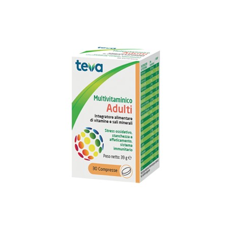 Teva Italia Multivitaminico Adulti Teva 30 Compresse 30 G