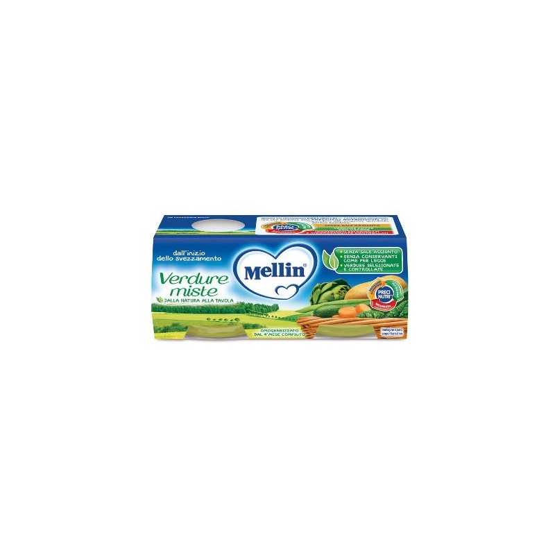 Danone Nutricia Soc. Ben. Mellin Omogeneizzato Verdure Miste 2 X 80 G