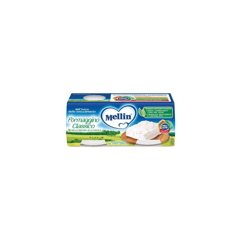 Danone Nutricia Soc. Ben. Mellin Baby Formaggino Classico 2 X 80 G