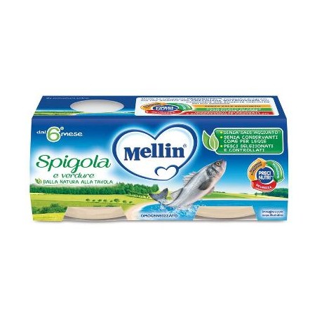 Danone Nutricia Soc. Ben. Mellin Omog Spigola 2 X 80 G