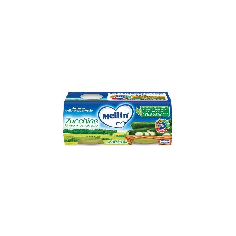 Danone Nutricia Soc. Ben. Mellin Omogeneizzato Zucchine 2 X 80 G