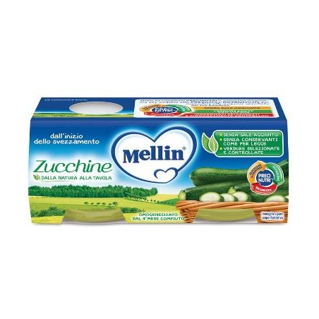 Danone Nutricia Soc. Ben. Mellin Omogeneizzato Zucchine 2 X 80 G