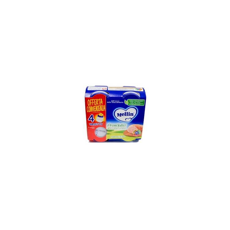 Danone Nutricia Soc. Ben. Mellin Omogeneizzato Prosciutto 4 X 80g