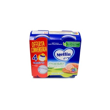 Danone Nutricia Soc. Ben. Mellin Omogeneizzato Prosciutto 4 X 80g