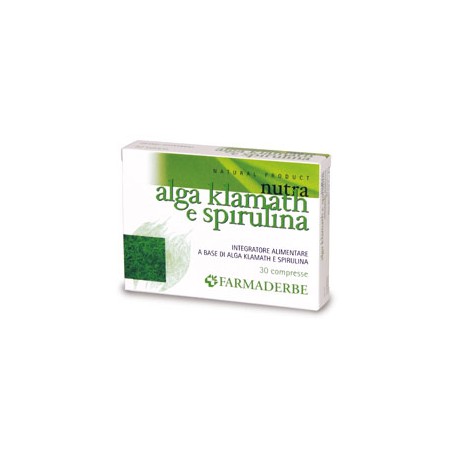 Farmaderbe Alga Klamath E Spirulina 30 Compresse