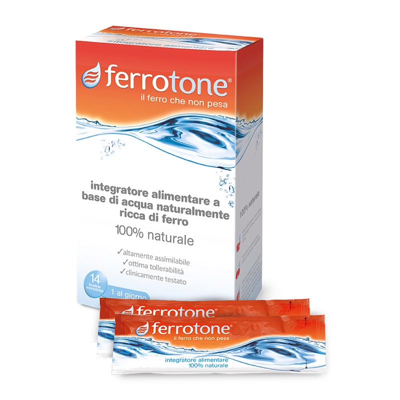 Schwabe Pharma Italia Ferrotone 14 Bustine 20 Mg