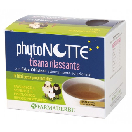 Farmaderbe Phyto Notte Tisana Rilassante 15 Filtri Da 18 G