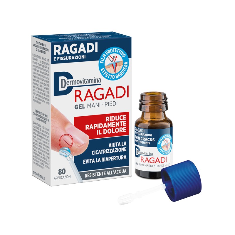 7ml di Gel Ragadi Mani e Piedi Cicatrizzante da Dermovitamina