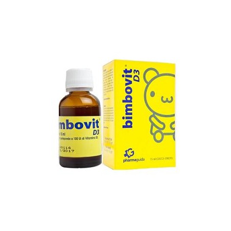 Bimbovit D3 Gocce Integratore per il benessere osseo dei bambini 15 ml