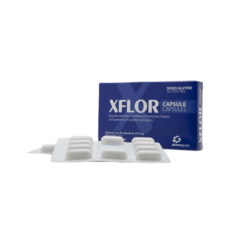 XFLOR Integratore per il benessere intestinale 20 Capsule