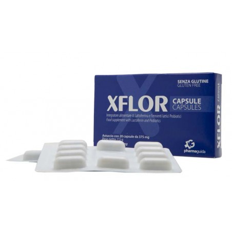 XFLOR Integratore per il benessere intestinale 20 Capsule