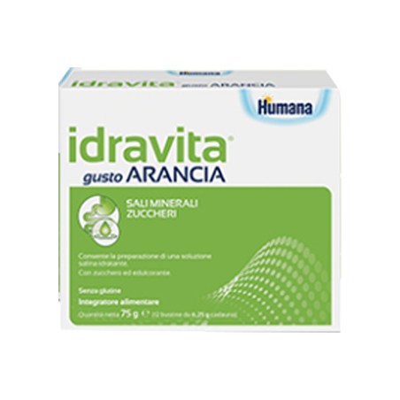 Humana Italia Idravita Gusto Arancia 12 Bustine Da 6,25 G