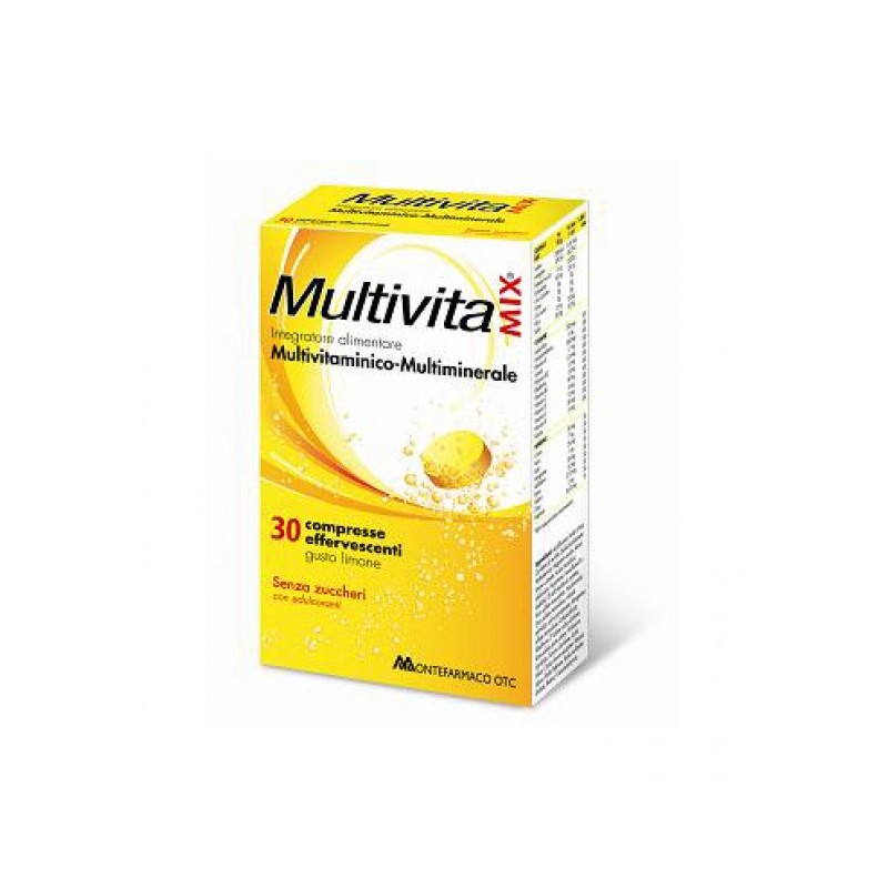 Montefarmaco Otc Multivitamix Senza Zucchero 30 Compresse Effervescenti