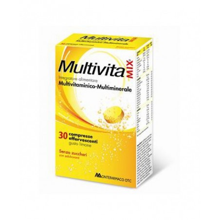 Montefarmaco Otc Multivitamix Senza Zucchero 30 Compresse Effervescenti