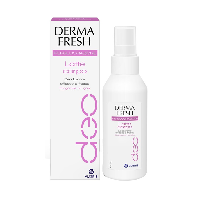 Meda Pharma Derma Fresh Ipersudorazione Latte Corpo Deodorante 100 Ml