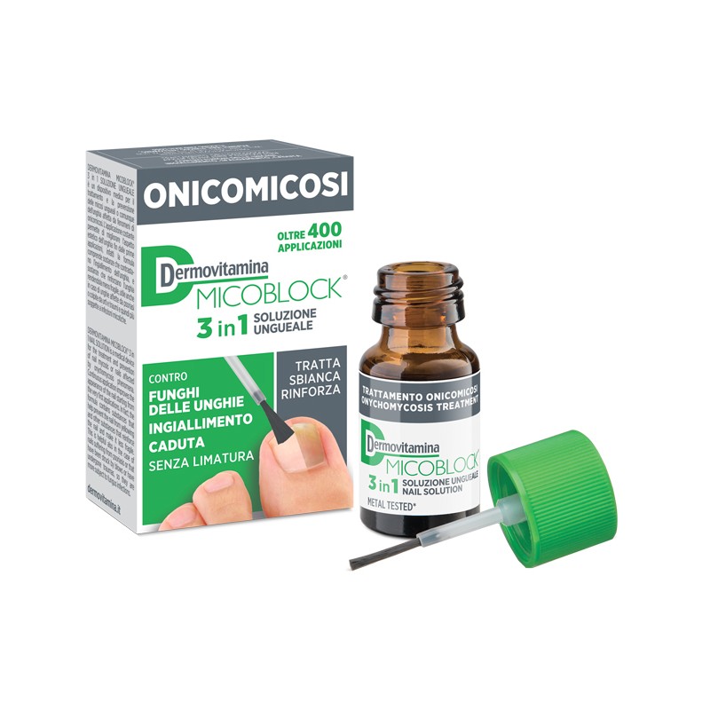 7ml di Dermovitamina Micoblock 3in1 Soluzione Ungueale contro l'onicomicosi