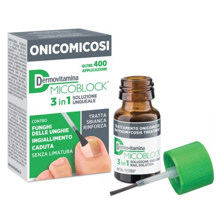 7ml di Dermovitamina Micoblock 3in1 Soluzione Ungueale contro l'onicomicosi