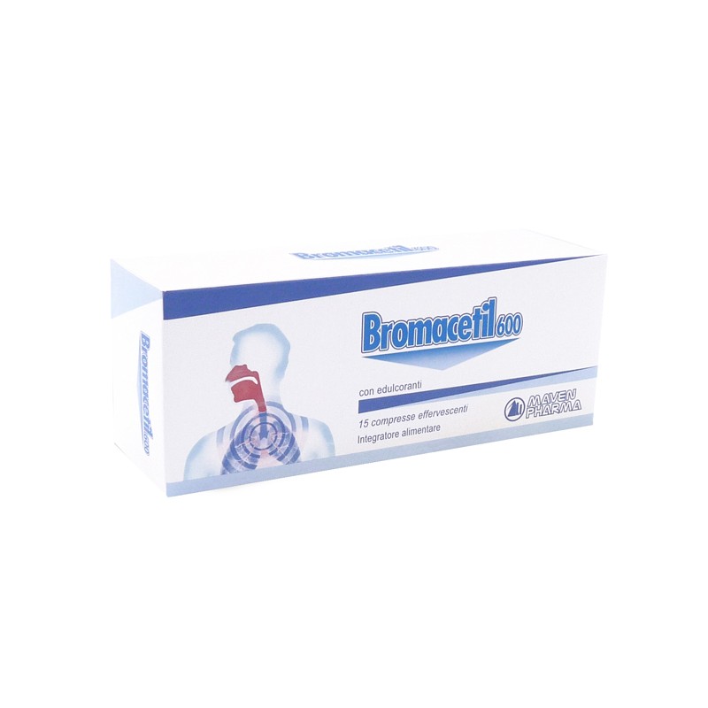 Maven Pharma Bromacetil 15 Compresse Effervescenti