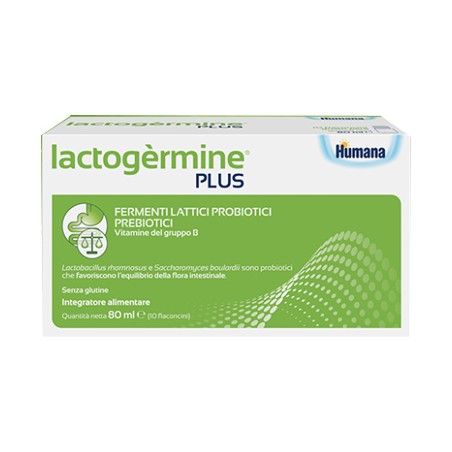 Humana Italia Lactogermine Plus Fermenti Lattici 10 Flaconcini