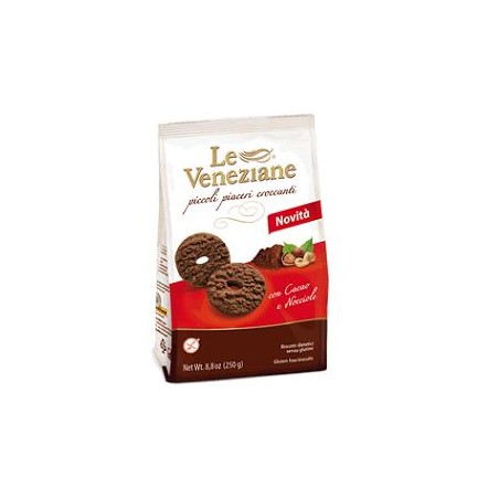 Molino Di Ferro Le Veneziane Biscotti Cacao/nocciola 250 G