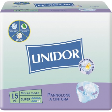 Fater Pannolone Linidor Super Pannolino A Cintura Mm 15 Pezzi