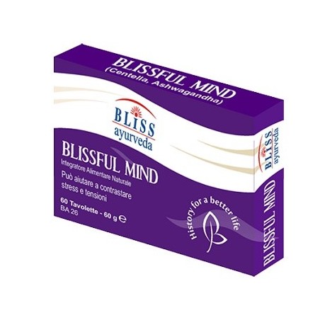 Bliss Ayurveda Italy Blissful Mind 60 Compresse