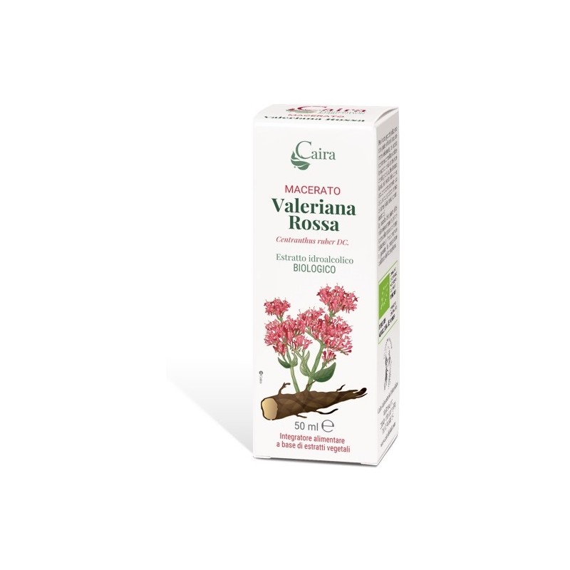 Caira Laboratorio Erboristico Caira Valeriana Rossa Macerato Idroalcolico Bio Gocce 50 Ml