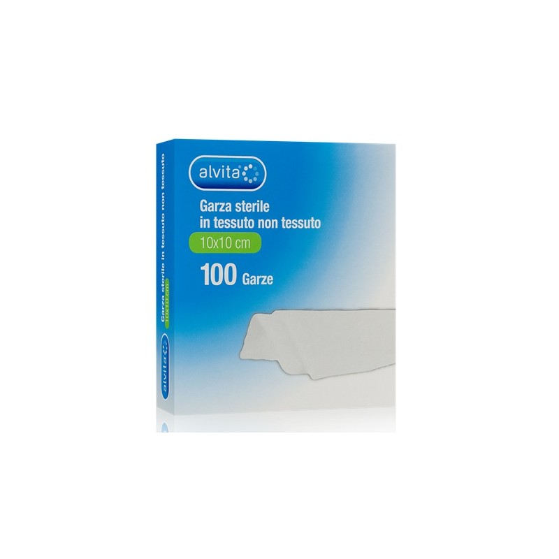 Alliance Healthcare It. Dis. Alvita Garza Sterile In Tessuto Non Tessuto 10x10cm 100 Pezzi