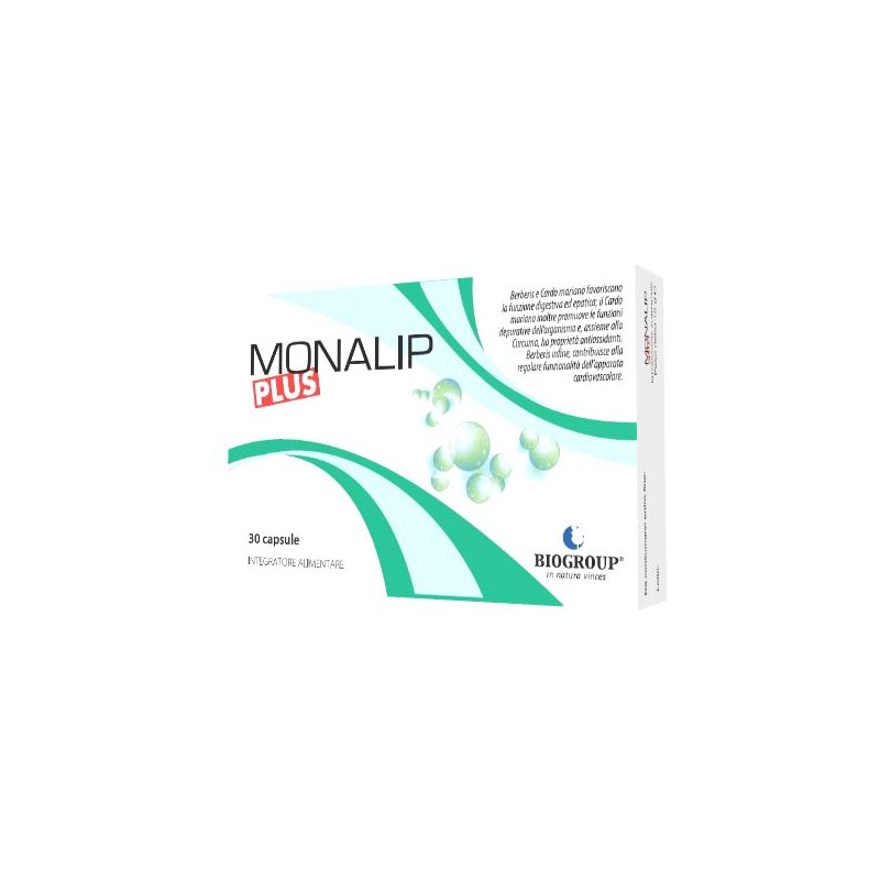 Biogroup Societa' Benefit Monalip Plus 30 Capsule 500 Mg