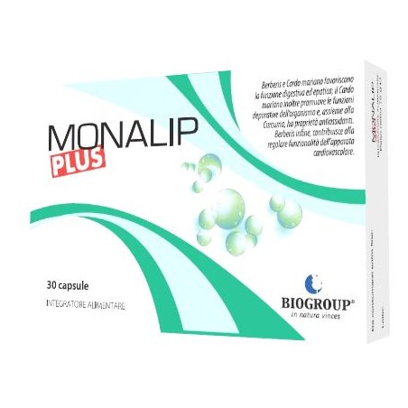 Biogroup Societa' Benefit Monalip Plus 30 Capsule 500 Mg