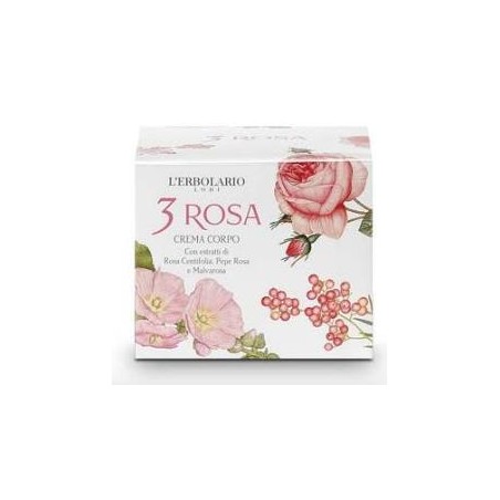 L'erbolario 3 Rosa Crema Corpo 200 Ml